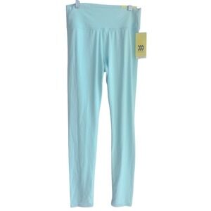 All In Motion High Rise Tight Fit Everyday Soft Legging Girls Large Green Blue